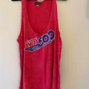 Indy 500 Red Tank Top